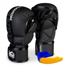 Перчатки для ММА Phantom APEX Sparring Black S/M (капа в подарок)