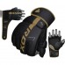 Перчатки ММА RDX F6 KARA Matte Golden XL (капа в комплекте)