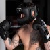 Боксерский шлем Phantom APEX Face Saver Black (капа в подарок)