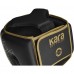 Боксерский шлем RDX F6 KARA Matte Golden M (капа в комплекте)