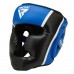 Боксерский шлем RDX AURA PLUS T-17 Blue/Black M (капа в комплекте)