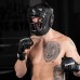 Боксерский шлем Phantom APEX Cage Black (капа в подарок)