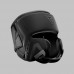 Боксерский шлем RDX T15 Noir Cheek Protector Matte Black M (капа в комплекте)