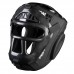 Боксерский шлем Phantom APEX Cage Black (капа в подарок)