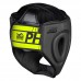 Боксерский шлем Phantom APEX Full Face Neon One Size Black/Yellow (капа в подарок)