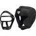Боксерский шлем RDX T1 Grill Full Black S (капа в комплекте)