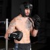 Боксерский шлем Phantom APEX Open Face Head Protection Black (капа в подарок)