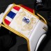 Боксерський шолом Phantom Muay Thai Full Face White Gold (капа в комплекті)