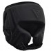 Боксерский шлем RDX T15 Noir Cheek Protector Matte Black M (капа в комплекте)
