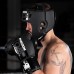 Боксерский шлем Phantom APEX Open Face Head Protection Black (капа в подарок)