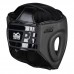 Боксерский шлем Phantom APEX Face Saver Black (капа в подарок)