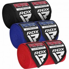 Бинты для бокса RDX RB Hand Wraps Combine 3 пары Red,Black,Blue (4.5м.)
