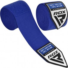 Бинты для бокса RDX WX Professional Boxing Hand Wraps Blue (4.5м.)