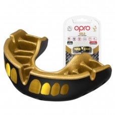 Капа OPRO Gold взрослая (возраст 11+) Grillz Black/Gold (art.102504012)