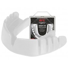 Капа боксерская OPRO Junior Snap-Fit UFC Hologram White (art.002263002)