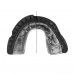 Капа OPRO Gold Braces под брекеты взрослая (возраст 11+) Blackl/Silver(art.102518001)