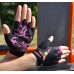 Перчатки для фитнеса MadMax MFG-770 Flower Power Gloves Black/Pink XS