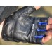 Перчатки для фитнеса PowerPlay 9058 Thunder черно-синие S