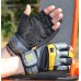 Перчатки для фитнеса MadMax MFG-880 Signature Black/Grey/Yellow M