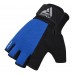 Рукавички для фітнесу RDX W1 HALF BLUE PLUS-M