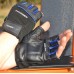 Перчатки для фитнеса PowerPlay 9058 Thunder черно-синие L