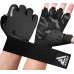 Рукавички для фітнесу RDX T2 Half Black M