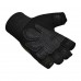 Перчатки для фитнеса RDX W1 Half Black Plus L