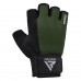 Перчатки для фитнеса RDX W1 Half Army Green Plus M