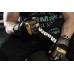 Перчатки для фитнеса MadMax MFG-880 Signature Black/Grey/Yellow M