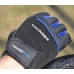 Перчатки для фитнеса PowerPlay 9058 Thunder черно-синие S