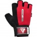 Рукавички для фітнесу RDX W1 HALF RED-XL