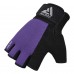 Рукавички для фітнесу RDX W1 HALF PURPLE PLUS-M