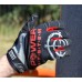 Перчатки для кроссфита с длинным пальцем Power System PS-2860 Cross Power Black/Red XL