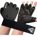 Рукавички для фітнесу RDX T2 Half Brown L