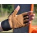 Перчатки для фитнеса MadMax MFG-269 Professional Brown L