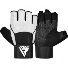 Рукавички для фітнесу RDX  W3 WHITE WITH EVA PADDING-L