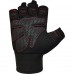 Рукавички для фітнесу RDX W1 HALF RED-XL