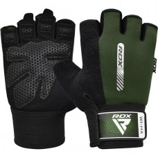 Перчатки для фитнеса RDX W1 Half Army Green L