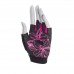 Перчатки для фитнеса MadMax MFG-770 Flower Power Gloves Black/Pink S