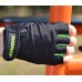Перчатки для фитнеса MadMax MFG-251 Rainbow Green S