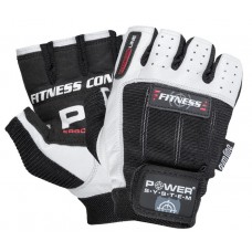 Перчатки для фитнеса Power System PS-2300 Fitness Black/White S