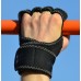 Перчатки для фитнеса MadMax MFG-303 MAXGRIP neoprene wraps Black/Grey L/XL