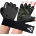 Рукавички для фітнесу RDX T2 Half Army Green M