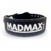 Пояс для тяжелой атлетики MadMax MFB-244 Sandwich кожаный Black L