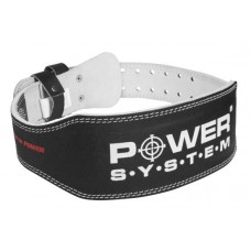 Пояс для тяжелой атлетики Power System PS-3250 Power Basic кожаный Black L