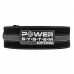 Пояс для пауэрлифтинга Power System PS-3800 PowerLifting кожаный Black/Grey Line M