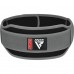 Пояс для важкої атлетики RDX RX5 Double Belt неопреновий Grey S