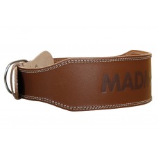 Пояс для тяжелой атлетики MadMax MFB-246 Full leather кожаный Chocolate brown XXL