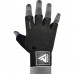 Рукавички для фітнесу RDX T2 Half Black PLUS-LX