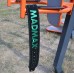 Пояс для тяжелой атлетики MadMax MFB-301 Suede Single Prong кожаный Black/Green L